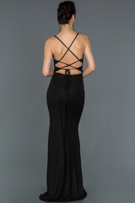 Robe De Soirée Longue Noir C7032