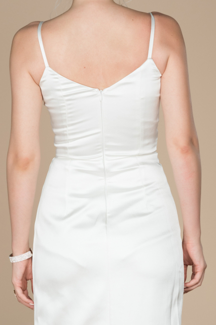 Robe De Fiançaille Longue Blanc ABU564