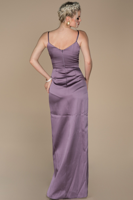 Robe De Fiançaille Longue Lavande ABU564