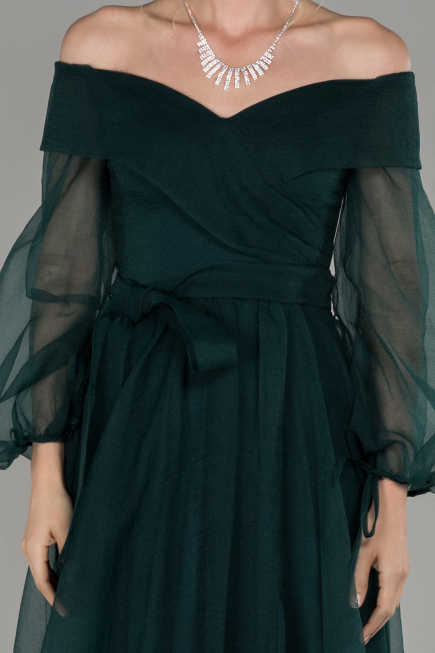 Robe de Fiançaille Longue Émeraude ABU1468
