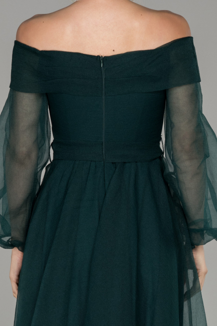 Robe de Fiançaille Longue Émeraude ABU1468