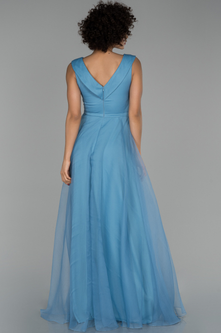 Robe de Fiançaille Longue Indigo ABU1525