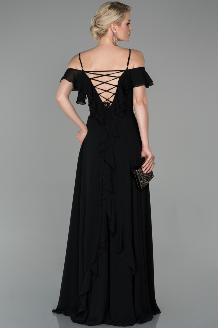 Robe de Soirée Longue Noir ABU1600
