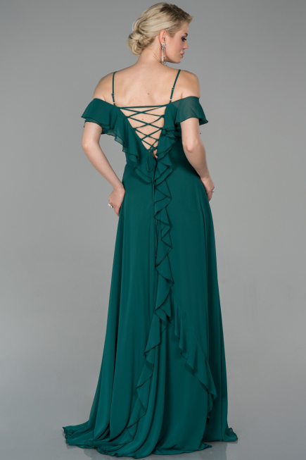 Robe de Soirée Longue Émeraude ABU1600