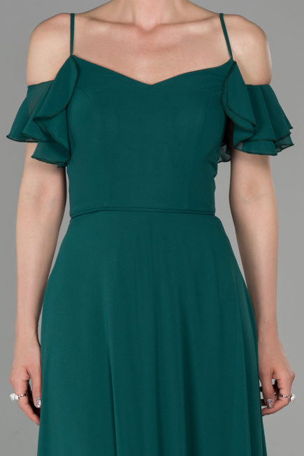 Robe de Soirée Longue Émeraude ABU1600