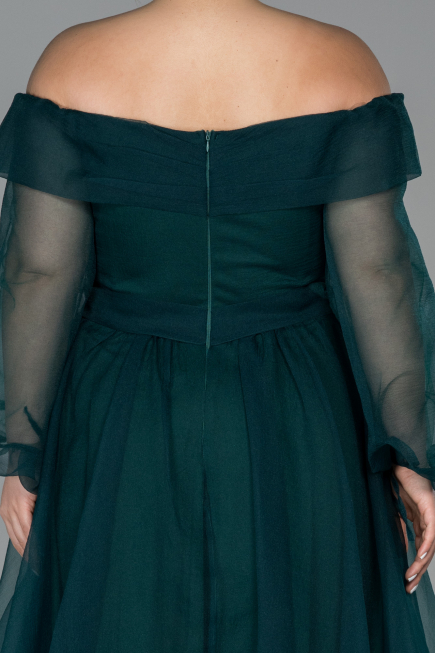 Robe Grande Taille Longue Émeraude ABU1535