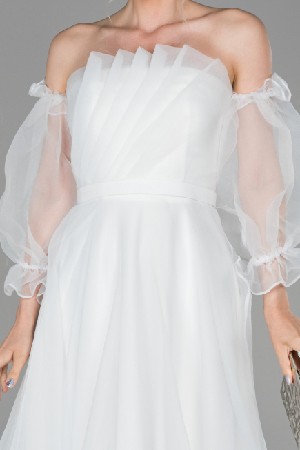 Tenue de Soirée Midi Blanc ABK971
