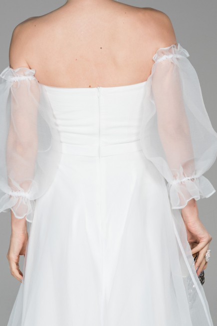 Tenue de Soirée Midi Blanc ABK971