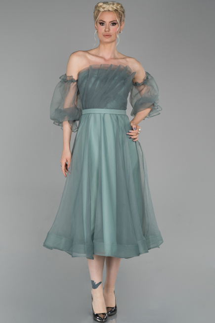 Tenue de Soirée Midi Menthe ABK971