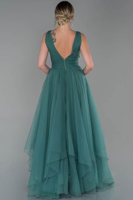 Robe de Soirée Longue Turquoise ABU1727