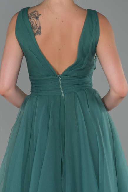Robe de Soirée Longue Turquoise ABU1727