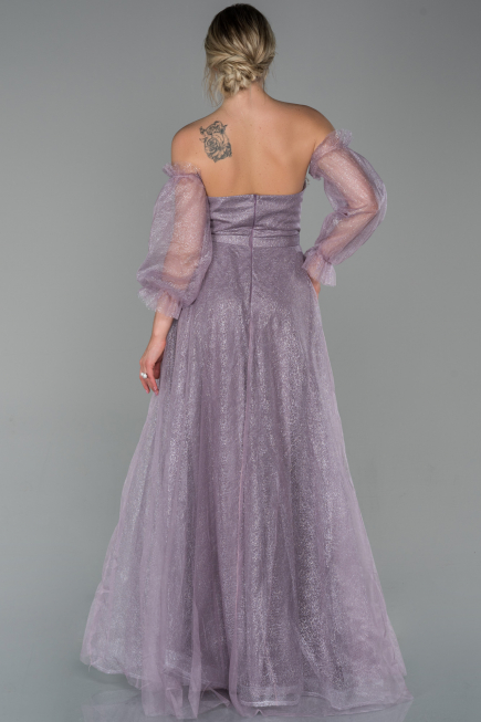 Robe de Soirée Longue Lavande ABU1730