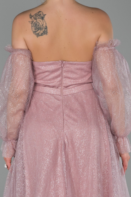 Robe de Soirée Longue Poudre ABU1730