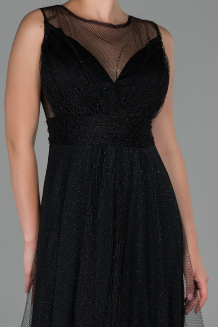 Robe de Soirée Longue Noir ABU1826