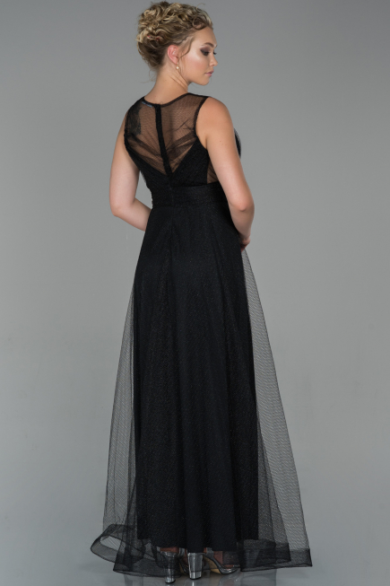 Robe de Soirée Longue Noir ABU1826