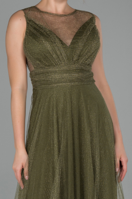 Robe de Soirée Longue Vert ABU1826