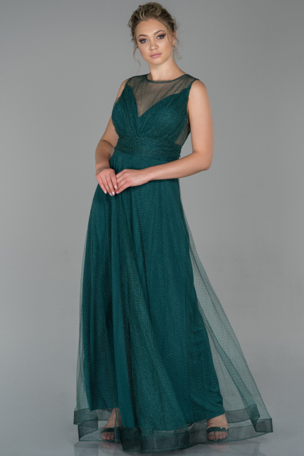 Robe de Soirée Longue Émeraude ABU1826