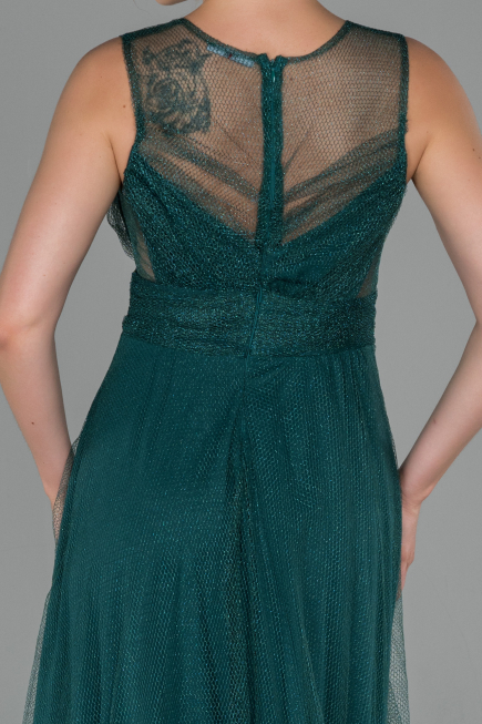 Robe de Soirée Longue Émeraude ABU1826