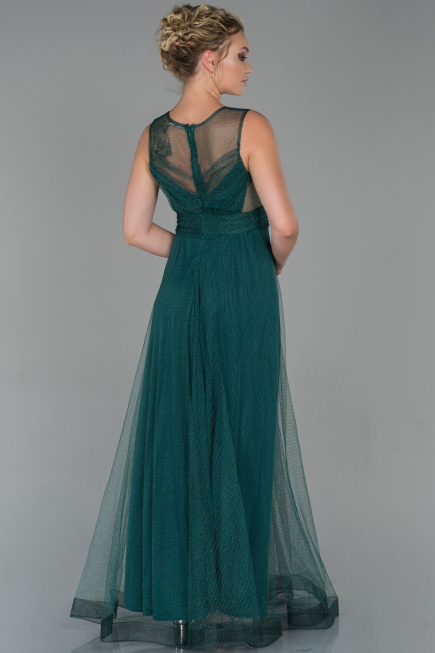 Robe de Soirée Longue Émeraude ABU1826