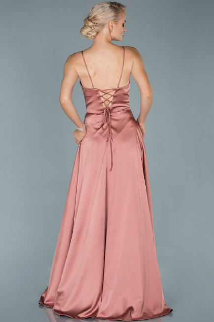 Robe De Soirée Satin Longue Pelure D'oignon ABU1458
