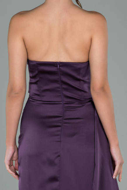 Robe de Soirée Longue Pourpre ABU023