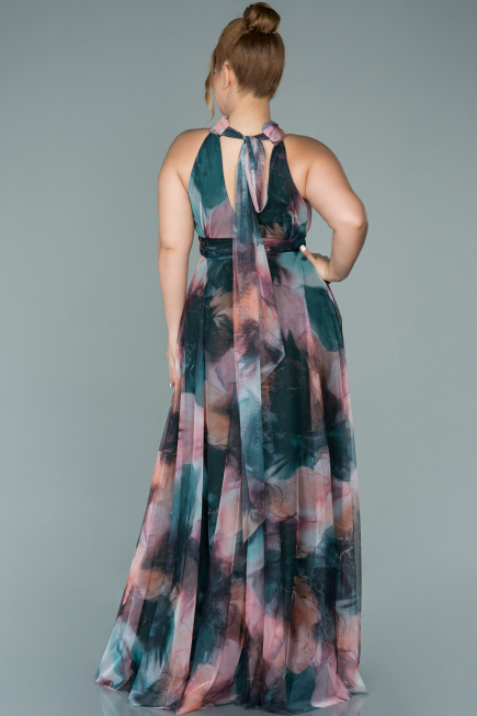 Robe Grande Taille Longue Pelure D'oignon ABU1447