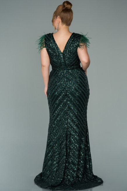 Robe de Soirée Longue Émeraude ABU1044