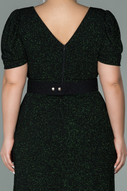 Robe Grande Taille Longue Émeraude ABU1904