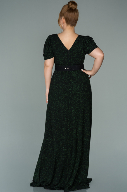 Robe Grande Taille Longue Émeraude ABU1904