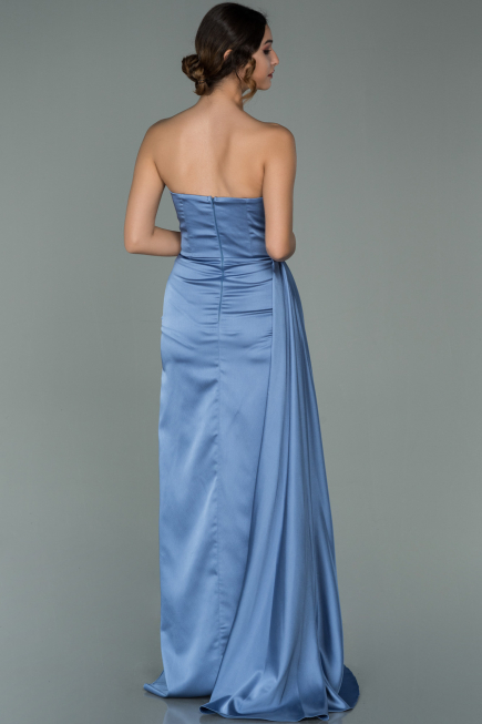 Robe de Soirée Longue Indigo ABU355