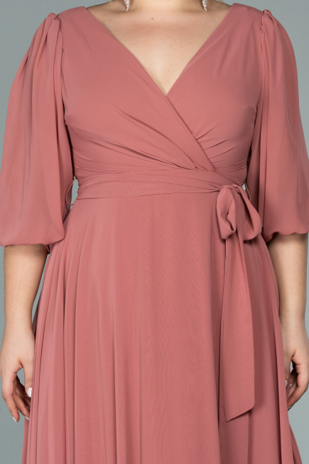 Robe Grande Taille Midi Mousseline Pelure D'oignon ABK1083