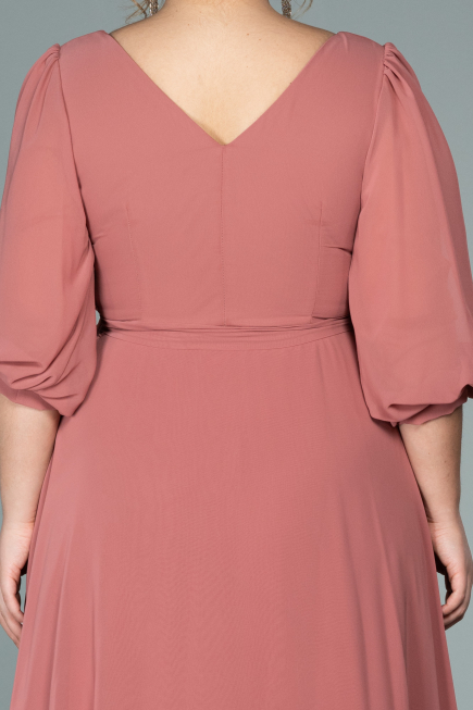 Robe Grande Taille Midi Mousseline Pelure D'oignon ABK1083