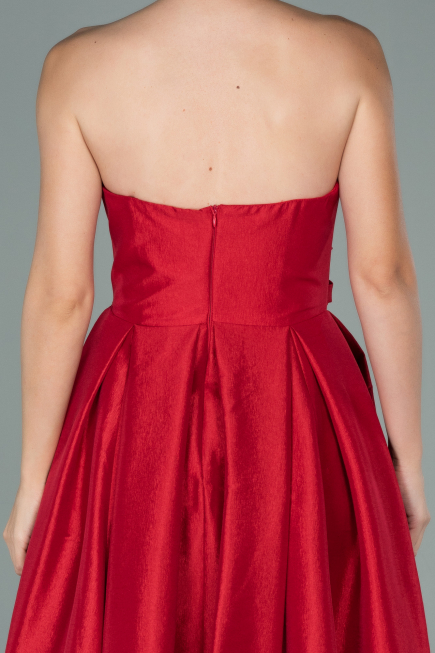 Robe de Soirée Longue Rouge ABU2007