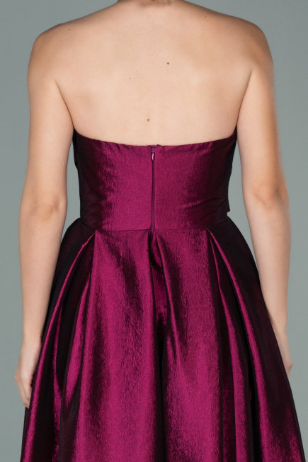 Robe de Soirée Longue Prune ABU2007
