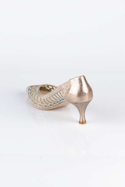 Stiletto Pierreux Doré MJ5431