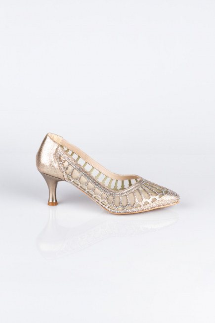 Stiletto Pierreux Doré MJ5431