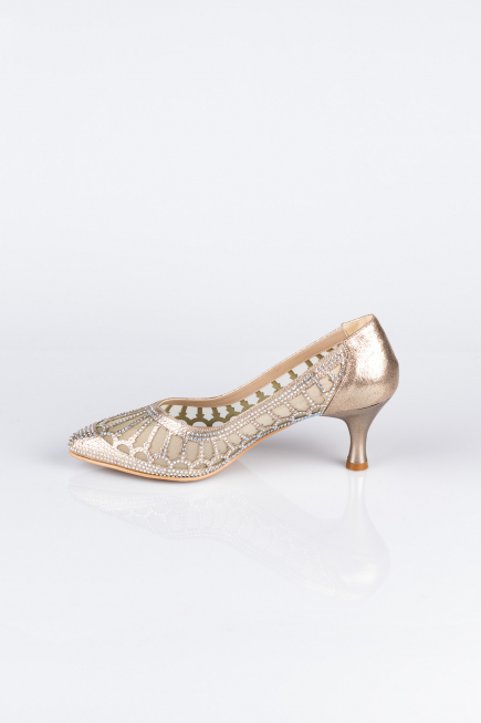 Stiletto Pierreux Doré MJ5431