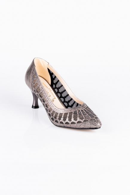 Stiletto Pierreux Platine MJ5431