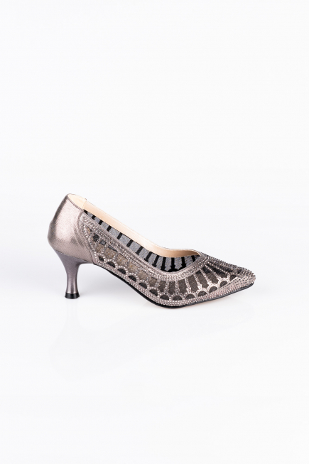 Stiletto Pierreux Platine MJ5431
