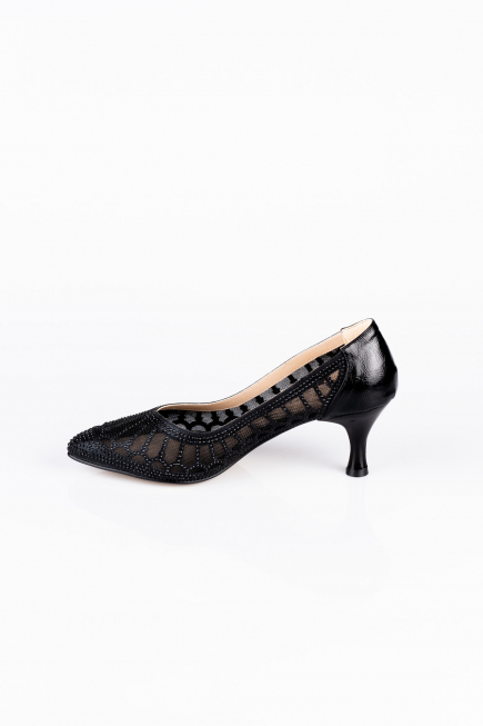 Stiletto Pierreux Noir MJ5431