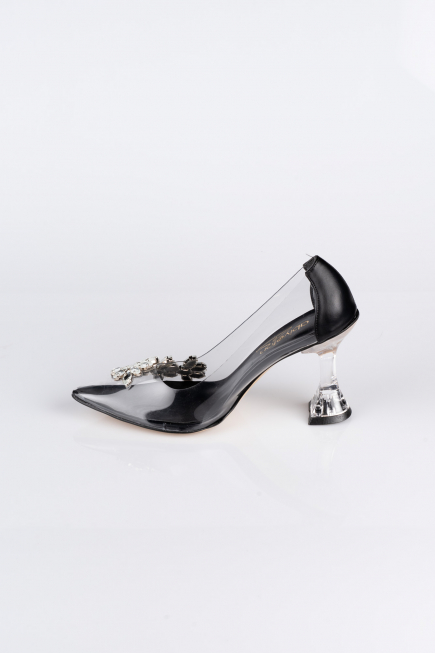 Stiletto Pierreux Noir AB1055