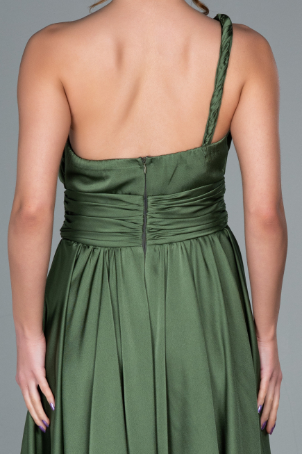 Robe de Fiançaille Longue Kaki ABU1142