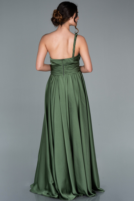 Robe de Fiançaille Longue Kaki ABU1142