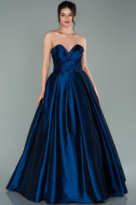 Blanc Modeles De Robes De Soiree En Tarlatan ABN02