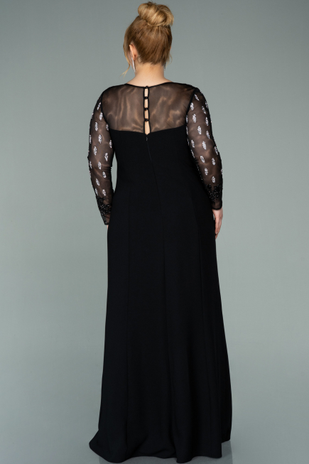 Robe de Soirée Longue Noir ABU2178