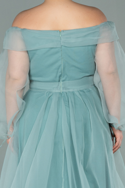 Robe De Fiançaille Longue Menthe ABU1468