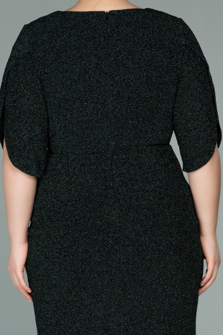 Robe de Soirée Grande Taille Courte Émeraude ABK1276