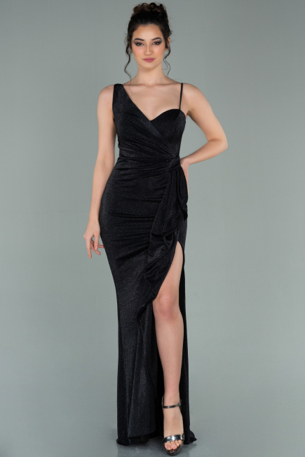 Robe de Soirée Longue Noir ABU2227