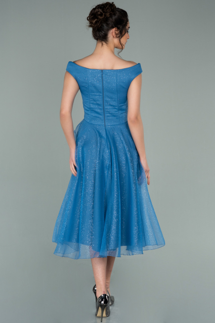 Robe de Soirée Midi Indigo ABK1316