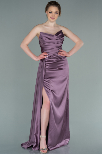Robe de Soirée Longue Lavande ABU361
